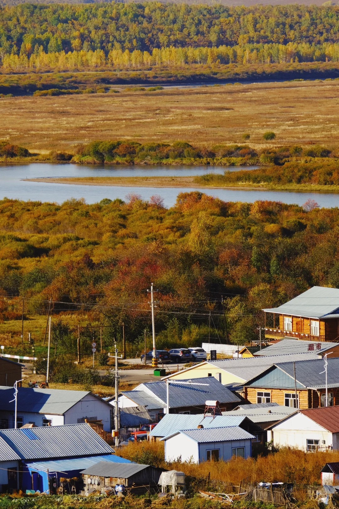 内蒙临江村｜日出后宛如油画的中俄边陲小镇_2_Mozi夏_秋景-大兴安岭-国庆特辑-来自52tours 我爱旅游网